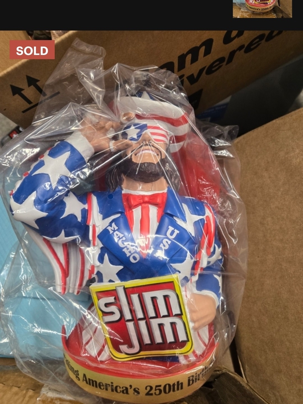 Patriotic Collectible Figure - Red, White & Blue